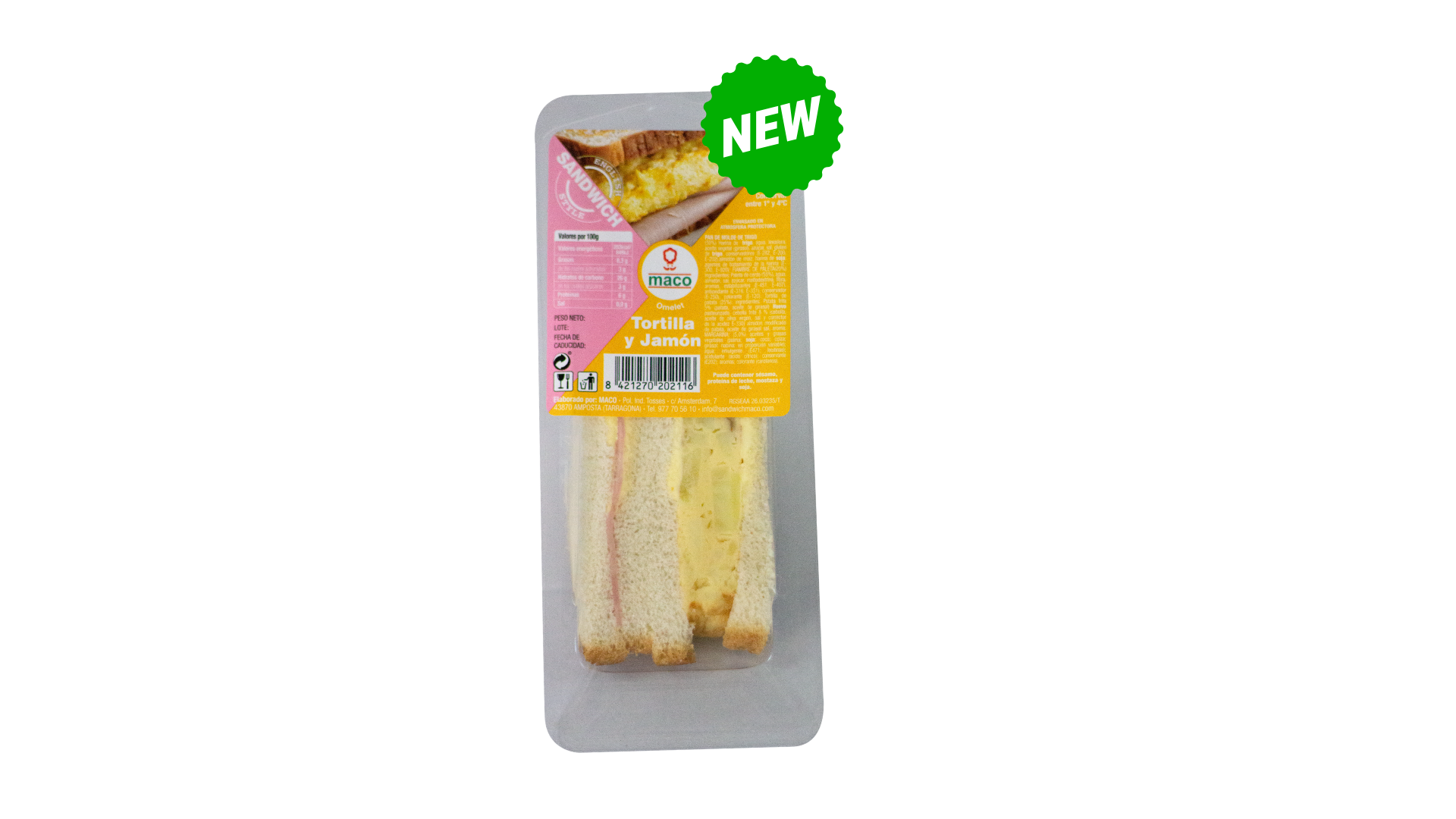 Sandwich Tortilla i bacon