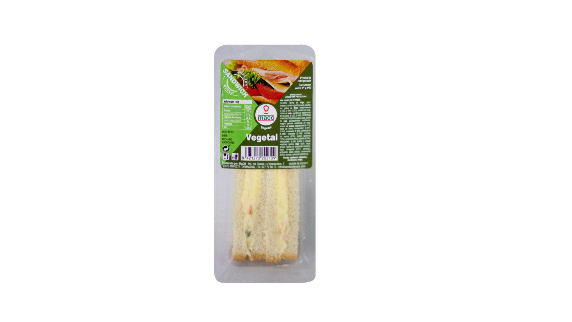 Sandwich Maxi Vegetal